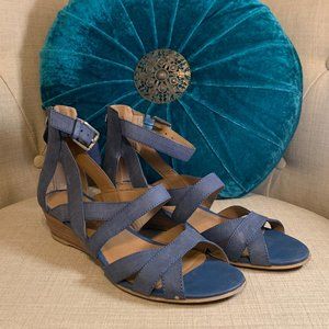 Franco Sarto Sliver Wedges